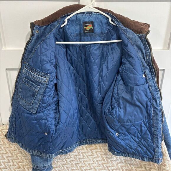 Vintage Wrangler Hero Warner Brothers Space Jam Quilted Jean Denim Jacket - Picture 6 of 9